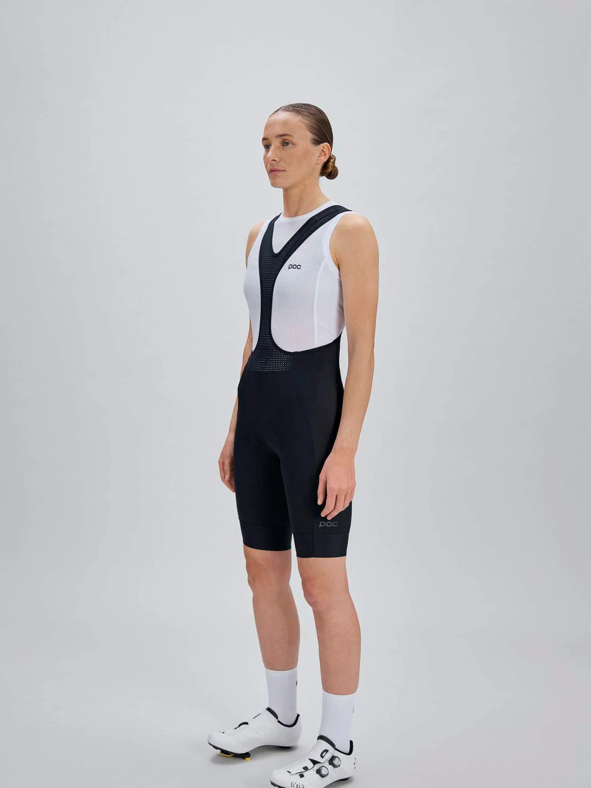 Spodenki rowerowe POC W's Cadence Cargo Bib Shorts - Ur. Black - Image 2