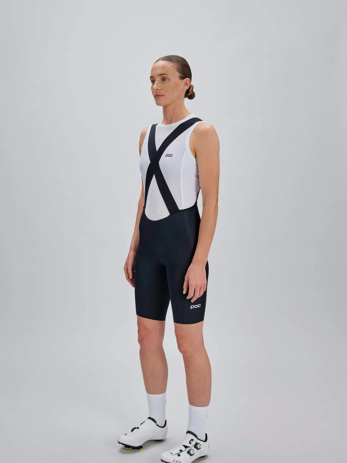 Spodenki rowerowe POC W's Raceday Bib Shorts - Ur. Black - Image 2