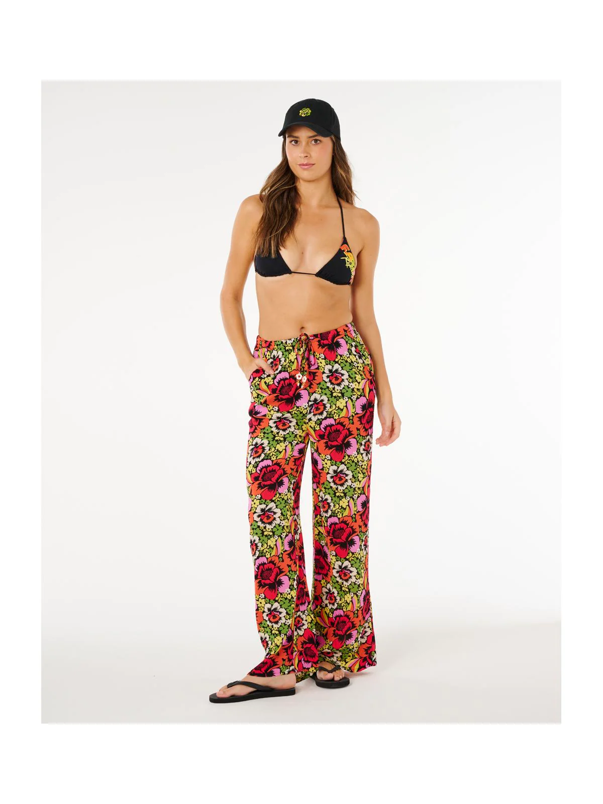 Spodnie damskie RIP CURL Blooming Wide Leg Pant multikolor - Image 3