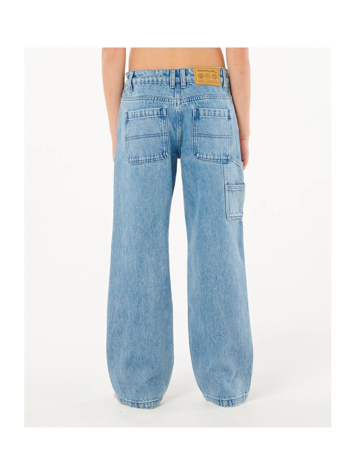 Spodnie chłopięce RIP CURL Hyped Denim Pant-Boy niebieskie - Image 3