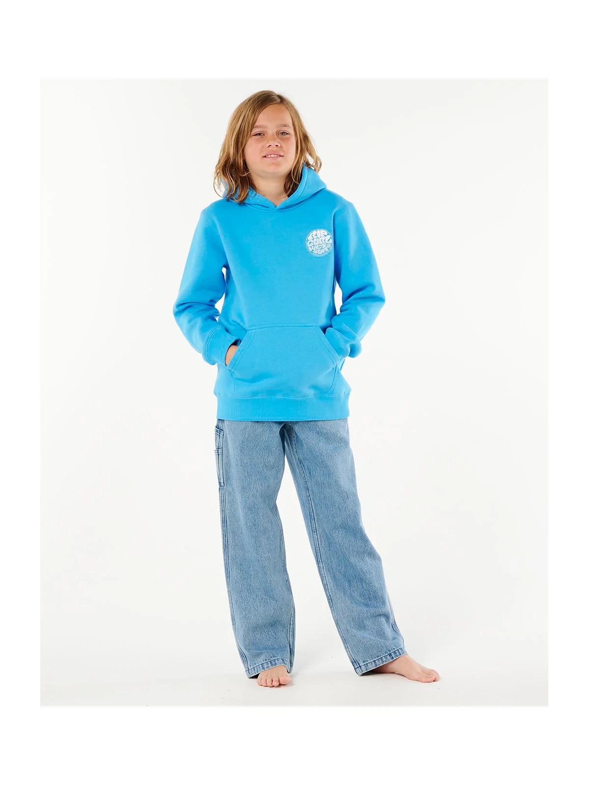 Spodnie chłopięce RIP CURL Hyped Denim Pant-Boy niebieskie - Image 4