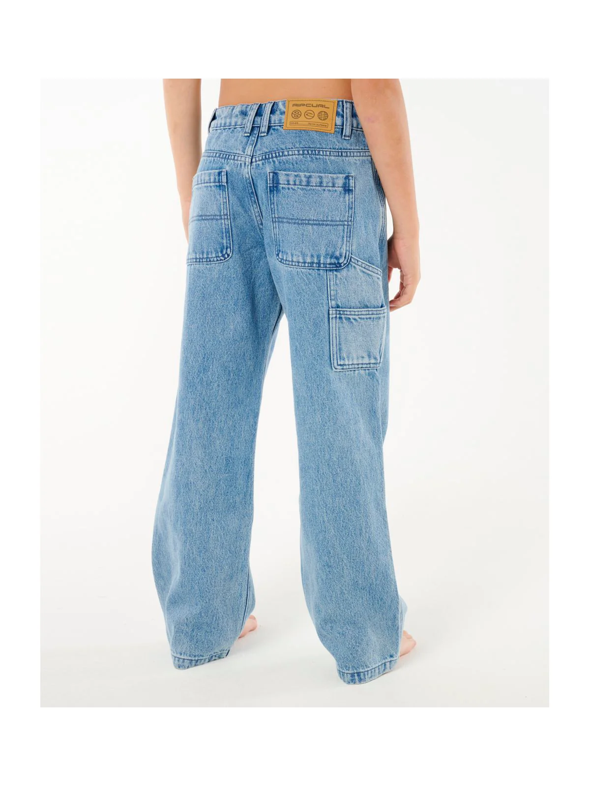 Spodnie chłopięce RIP CURL Hyped Denim Pant-Boy niebieskie - Image 5