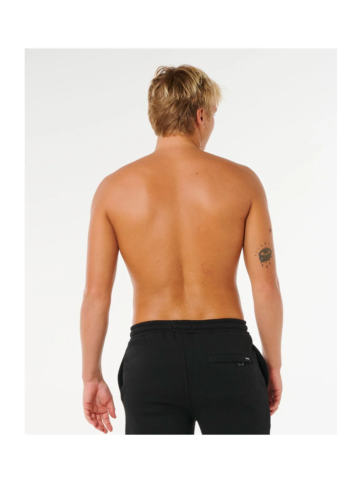 Spodnie męskie RIP CURL Icons Of Surf Trackpant czarne - Image 2