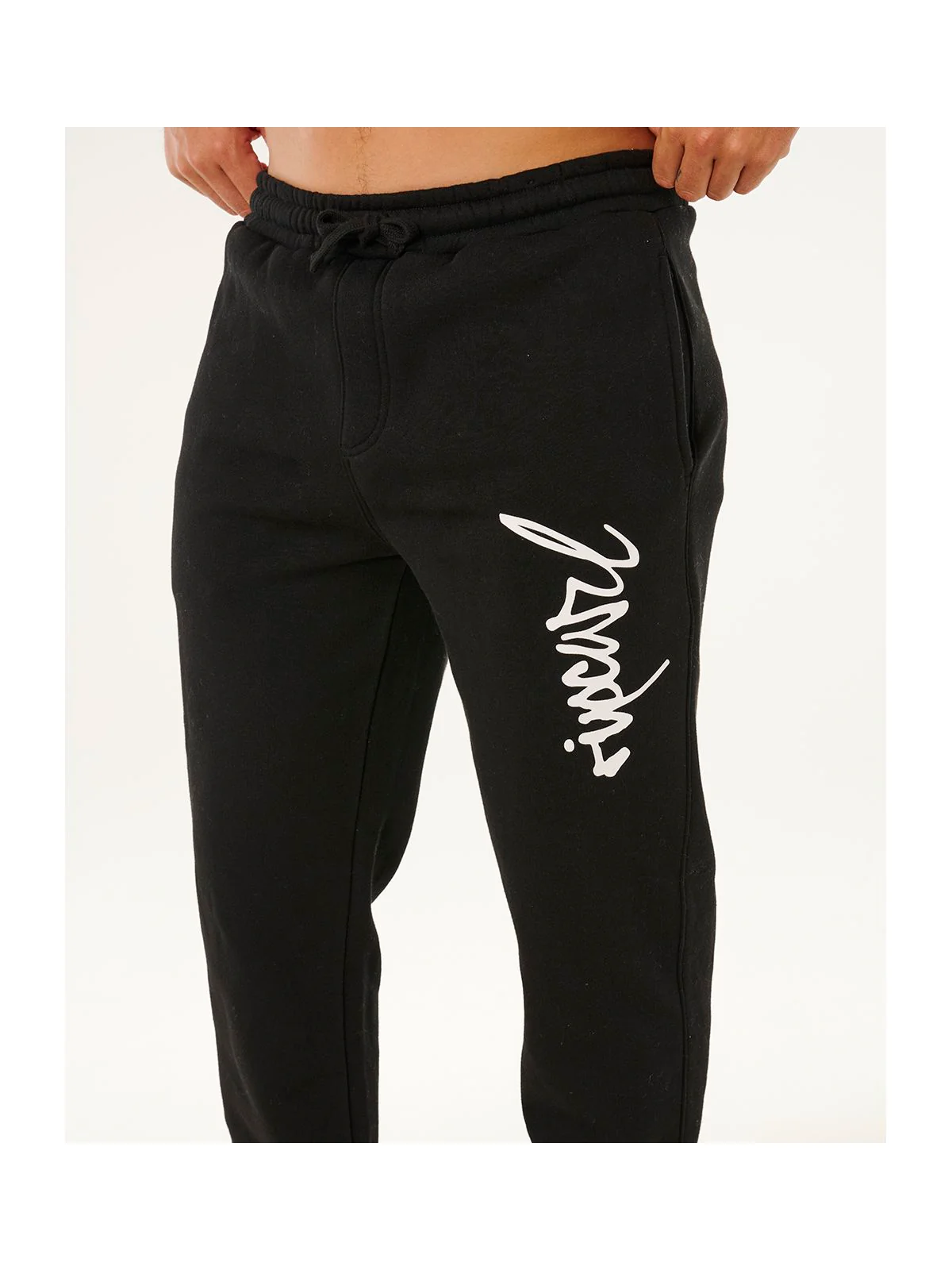 Spodnie męskie RIP CURL Icons Of Surf Trackpant czarne - Image 4
