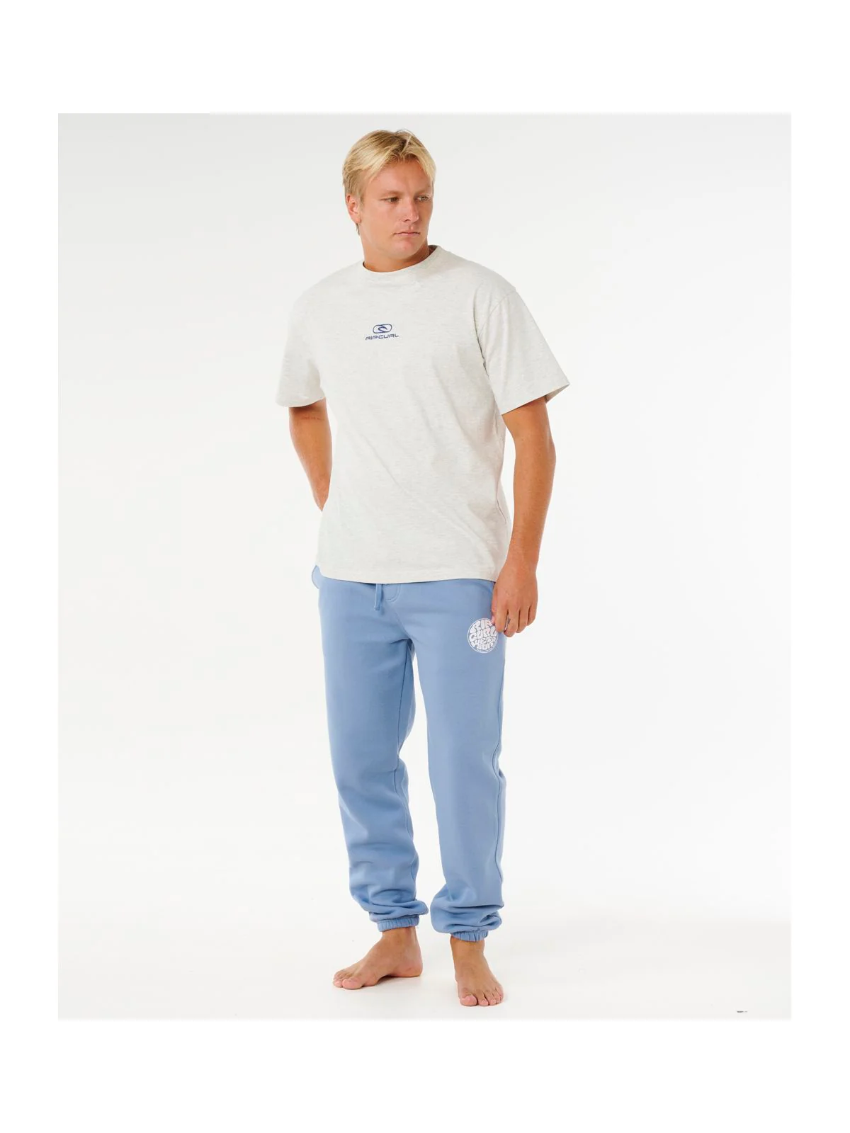 Spodnie męskie RIP CURL Icons Of Surf Trackpant niebieskie - Image 4