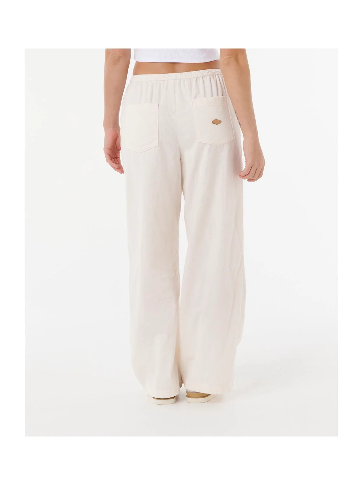 Spodnie damskie RIP CURL Keepsakes Washed Cord Pant beżowe - Image 2