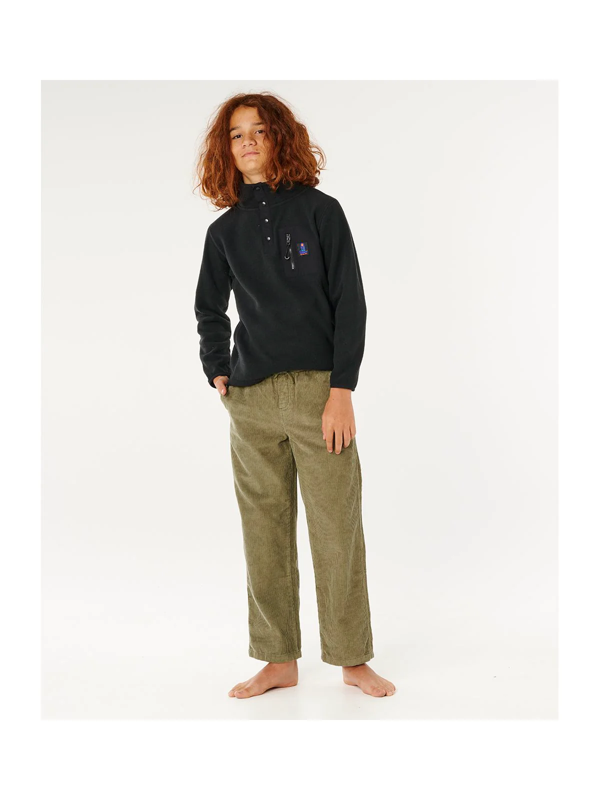Spodnie chłopięce RIP CURL Surf Cord Pant - Boys zielone - Image 4