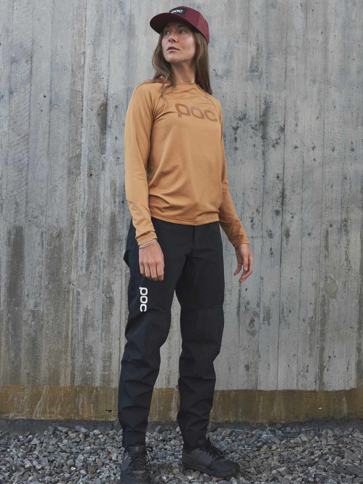 Spodnie rowerowe POC W's Ardour All-weather Pants - Ur. Black - Image 2