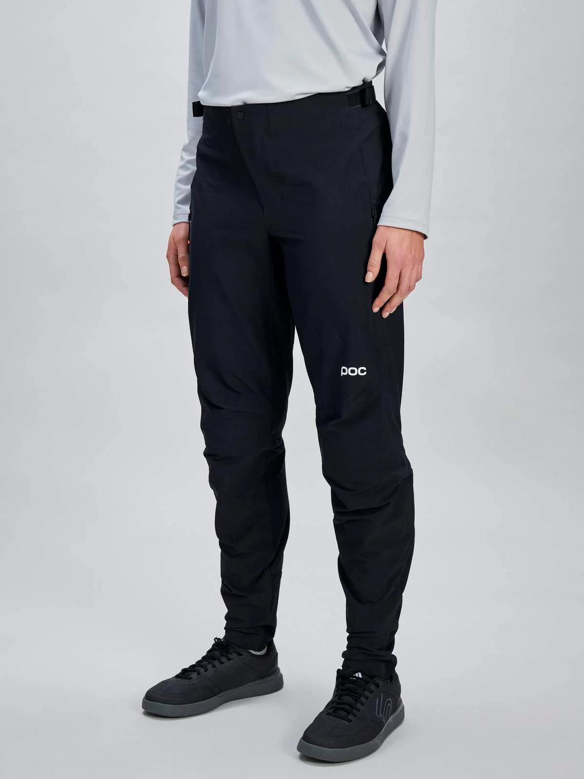 Spodnie rowerowe POC W's Motion Pants - Ur. Black - Image 2