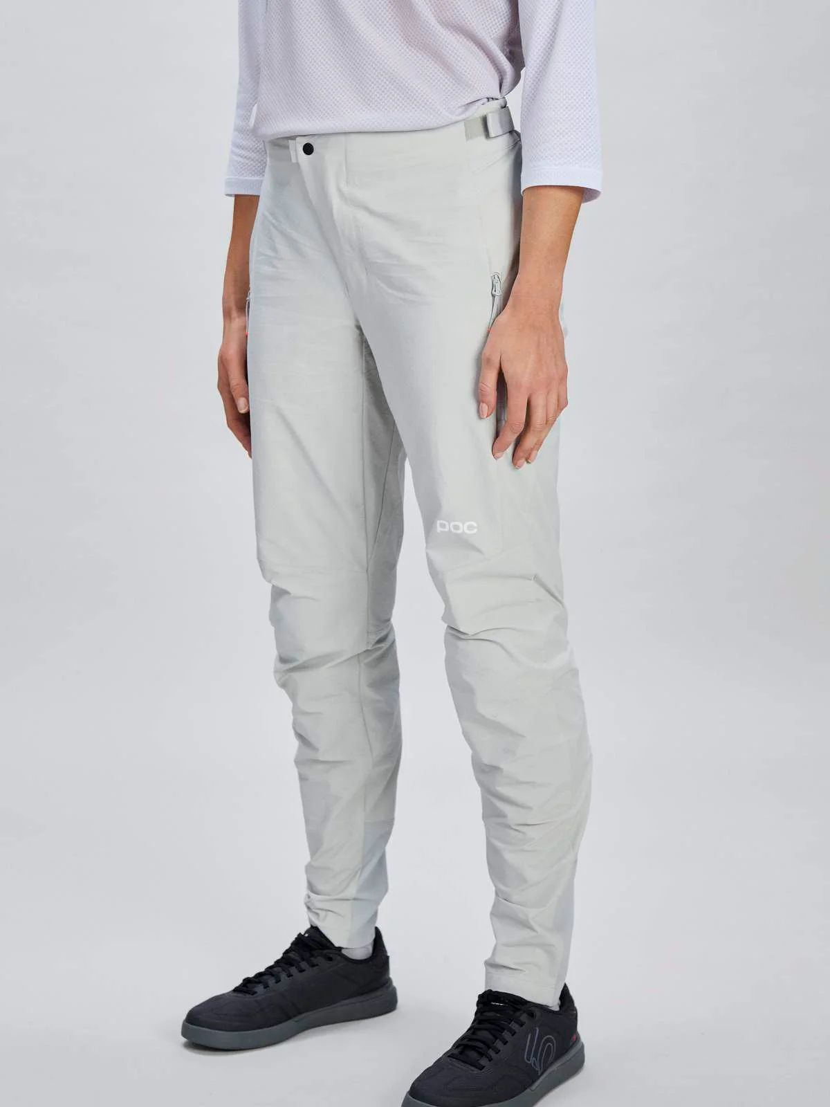 Spodnie rowerowe POC W's Motion Pants - Granite Grey - Image 2