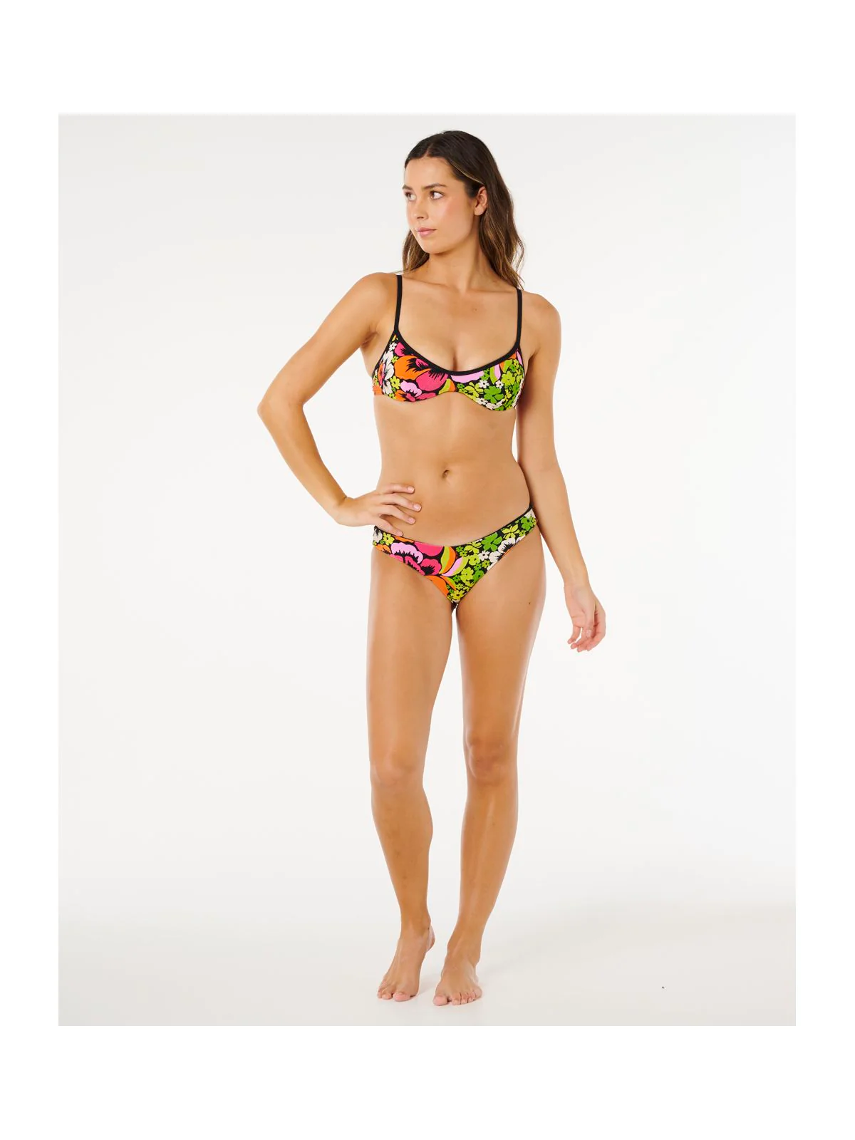 Stanik damski RIP CURL Blooming D-Dd Top multikolor - Image 4