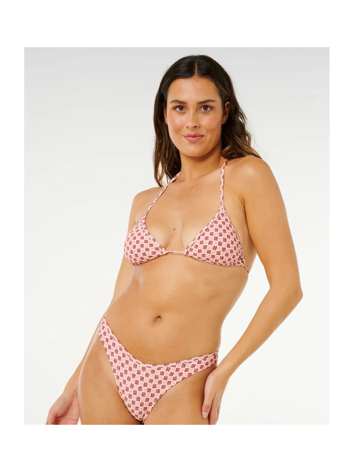 Stanik damski RIP CURL Classic Surf Sliding Tri czerwony - Image 4
