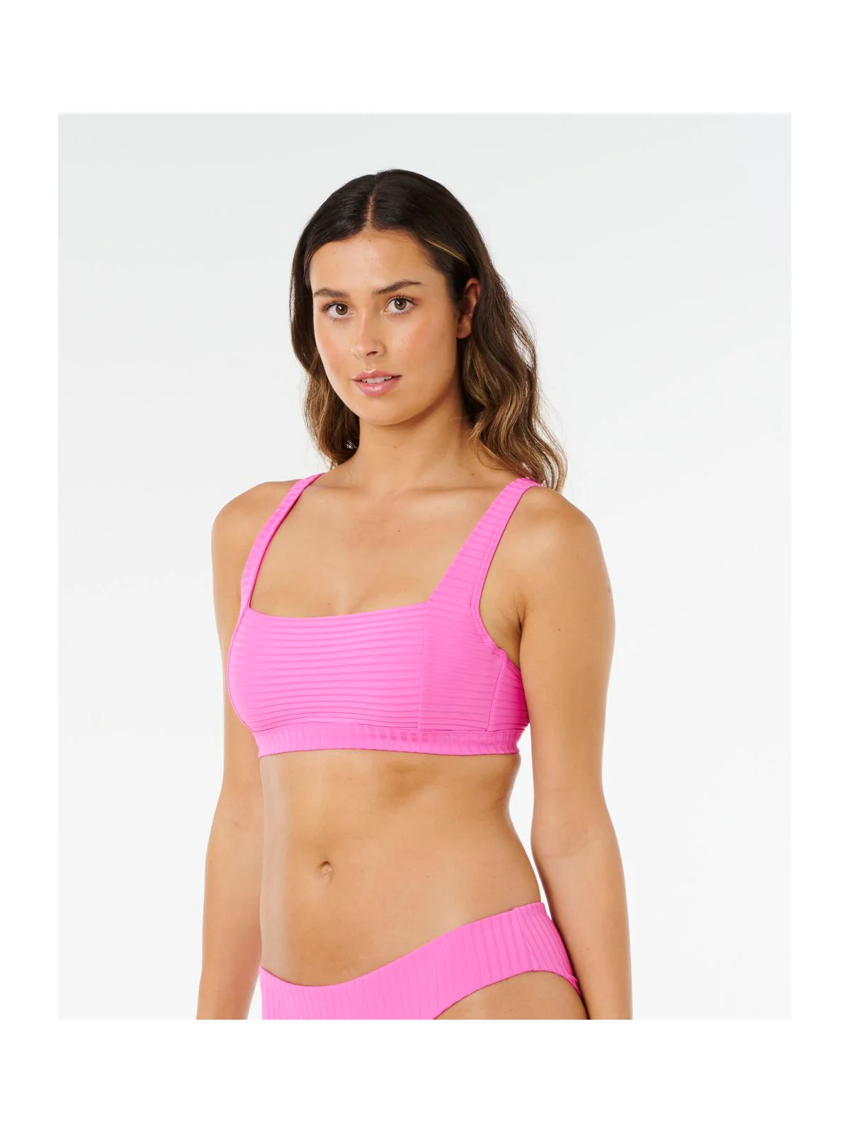 Stanik damski RIP CURL Premium Surf D-Dd Crop różowy - Image 2