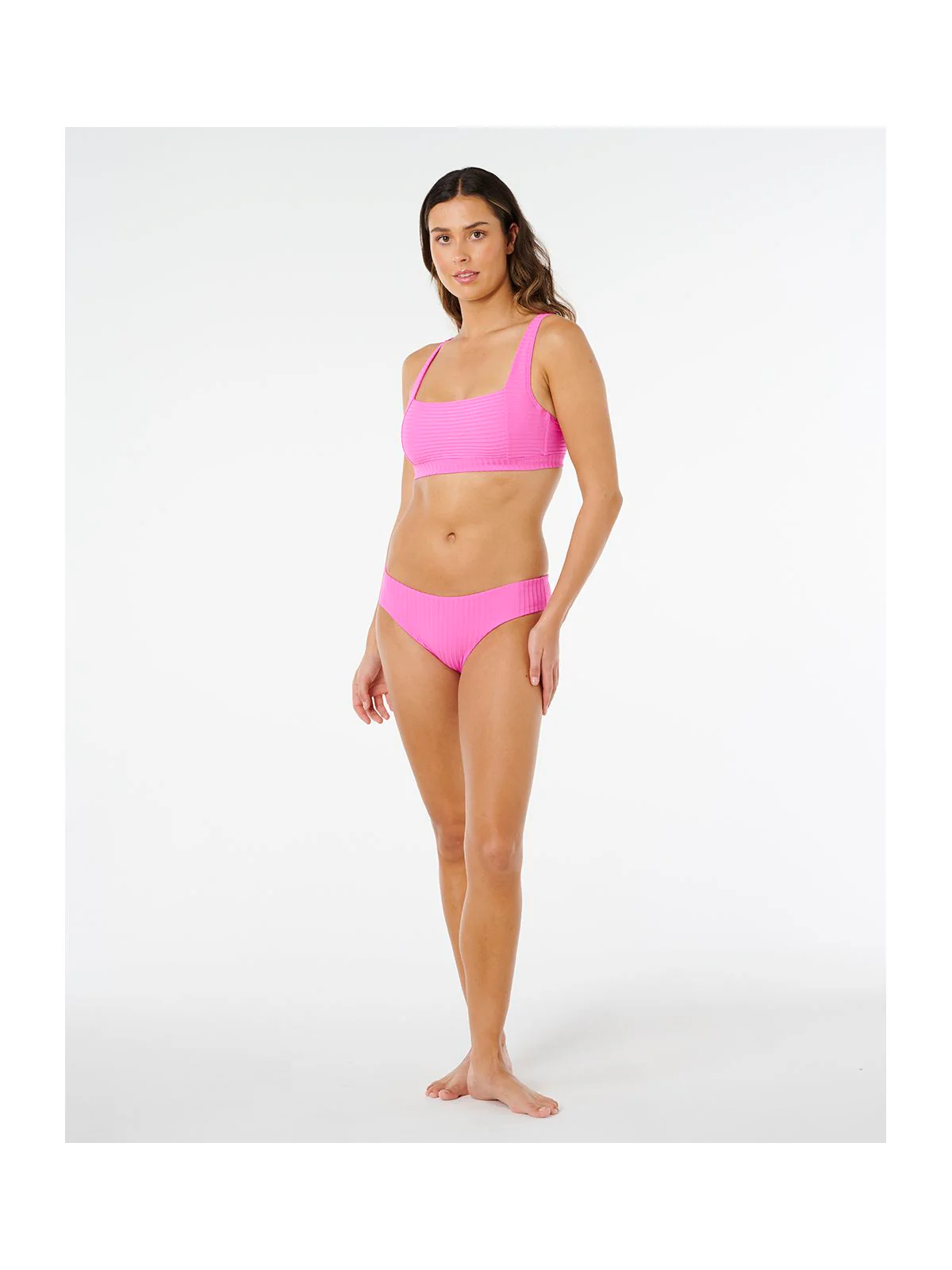 Stanik damski RIP CURL Premium Surf D-Dd Crop różowy - Image 4