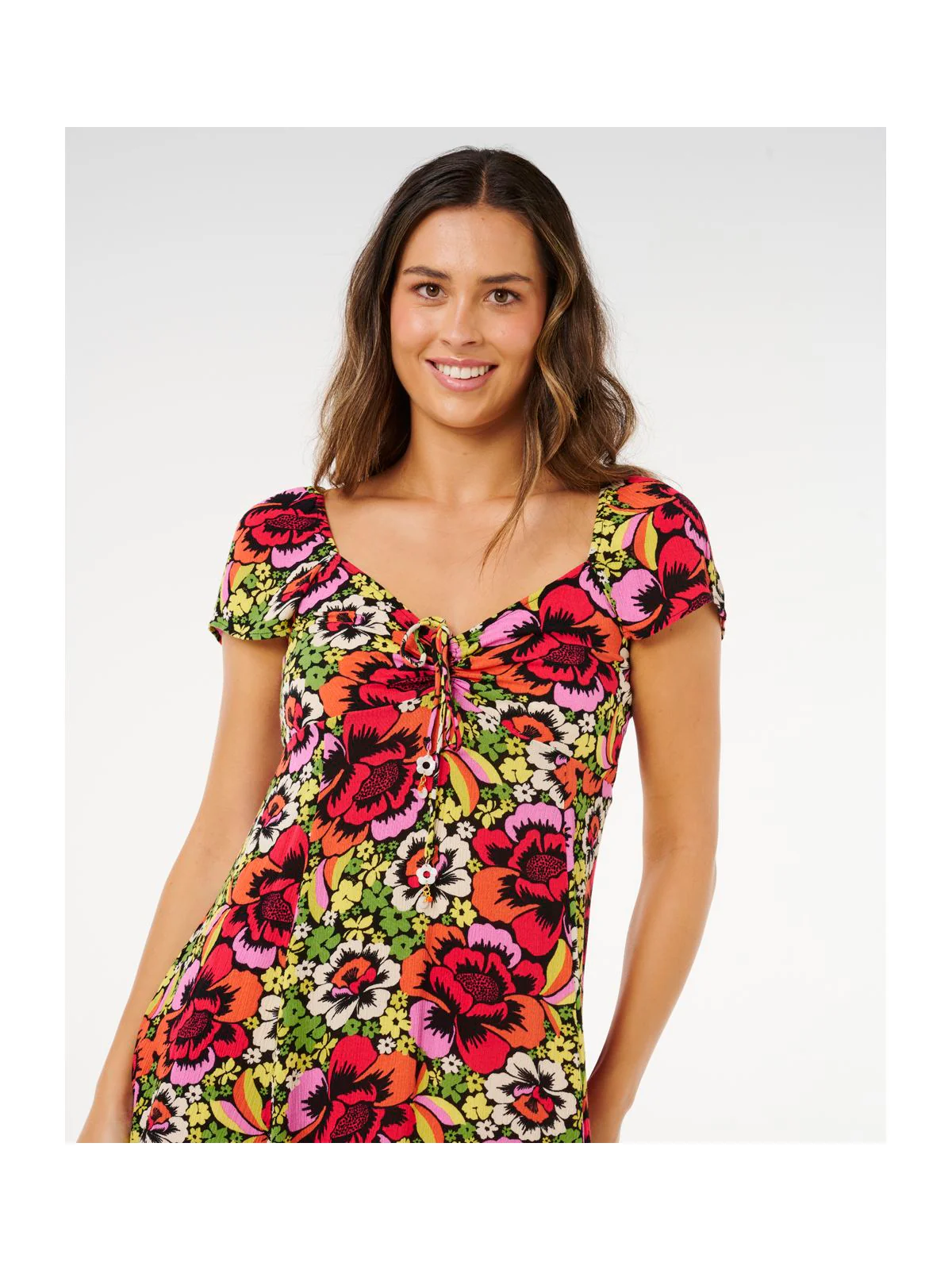 Sukienka RIP CURL Blooming Mini Dress multikolor - Image 3
