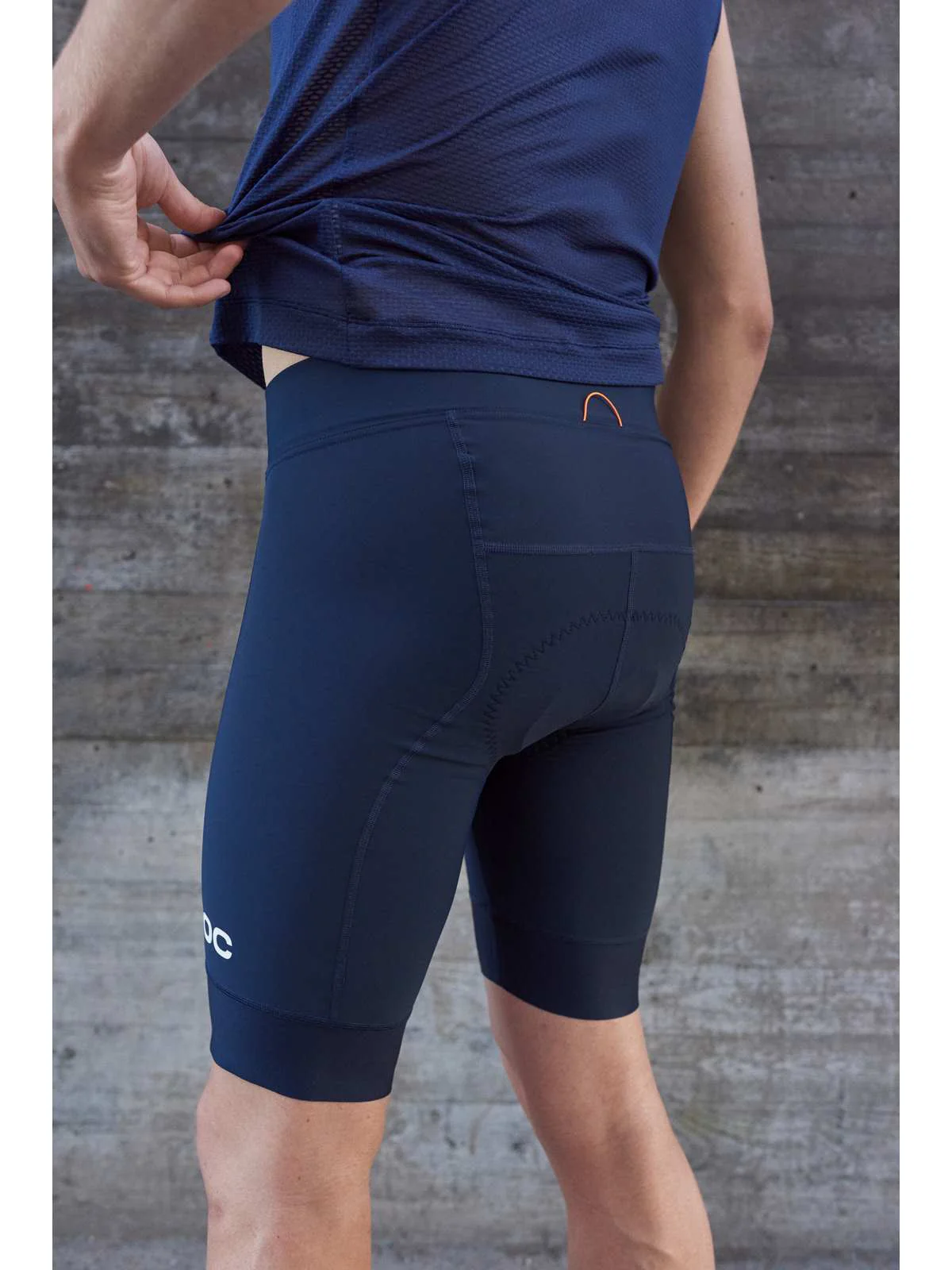 Spodenki rowerowe POC M's Air Indoor Shorts - Turmaline Navy - Image 3