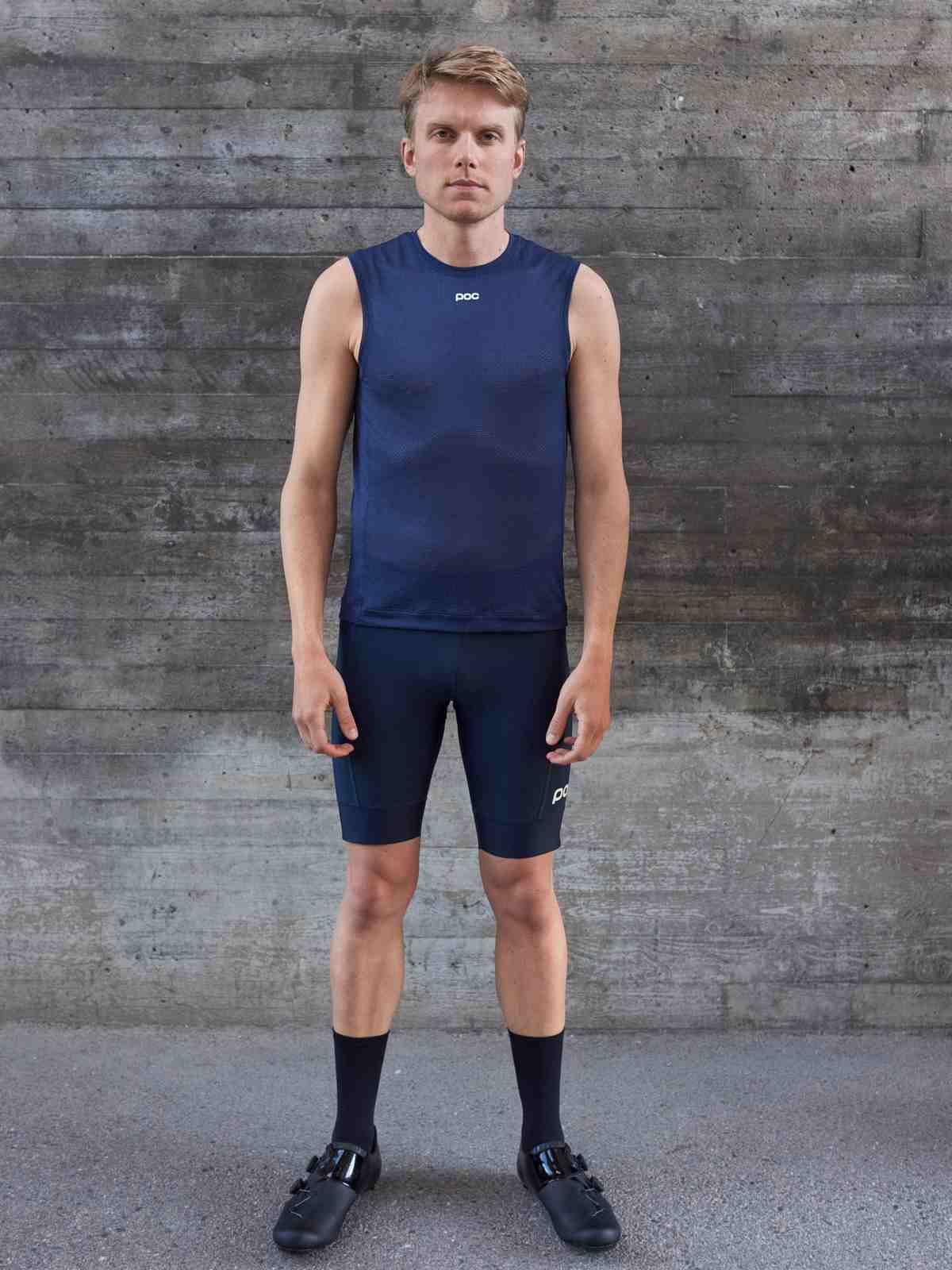 Spodenki rowerowe POC M's Air Indoor Shorts - Turmaline Navy - Image 5