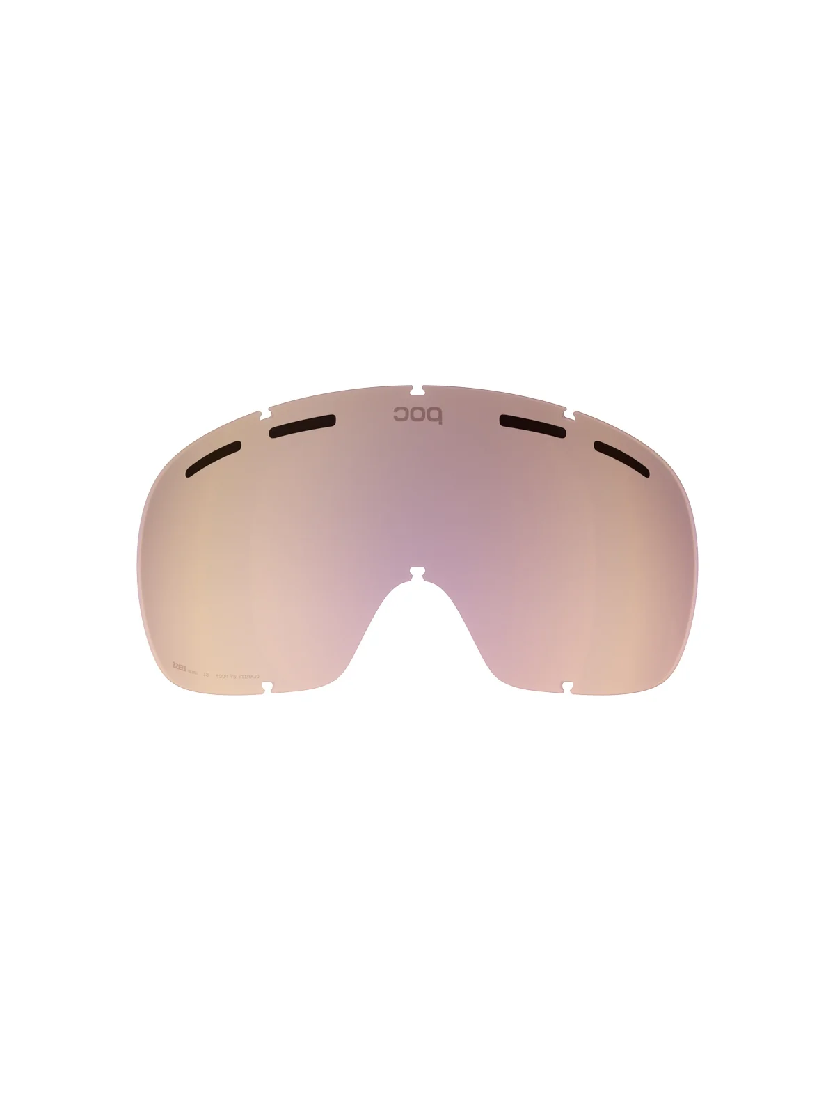 Szyby do gogli POC Fovea/Fovea Race | Clarity Intense/Cloudy Coral - Image 2