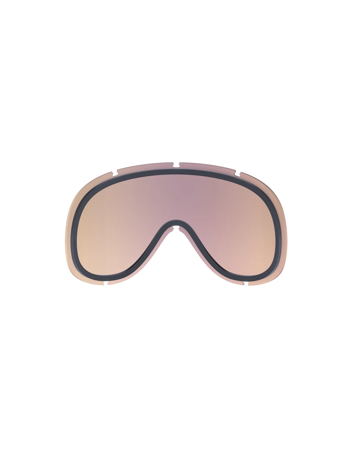 Szyby do gogli POC Retina Mid/Retina Mid Race | Clarity Intense/Cloudy Coral - Image 2