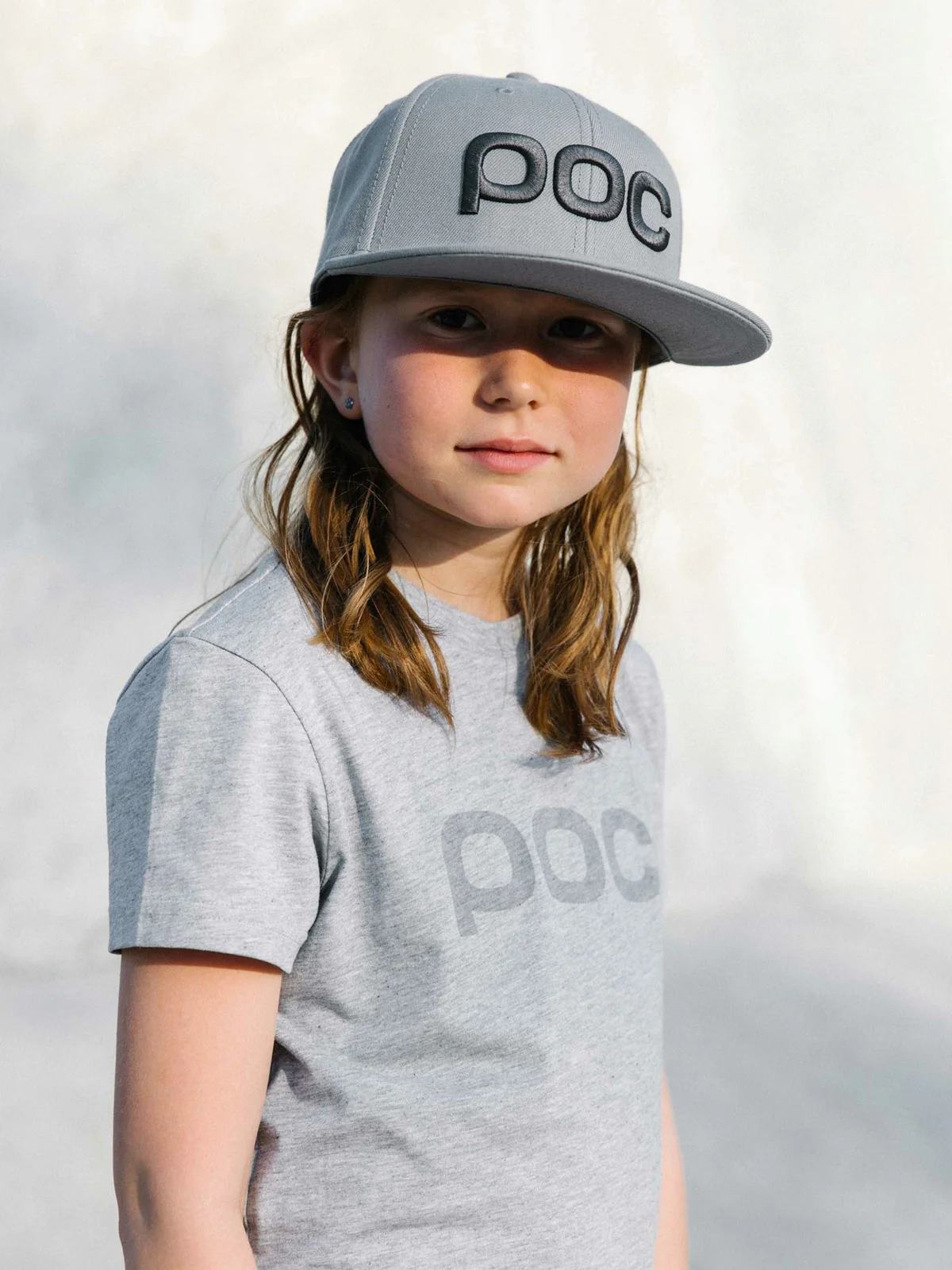 T-Shirt POC TEE JR - Grey Melange - Image 2