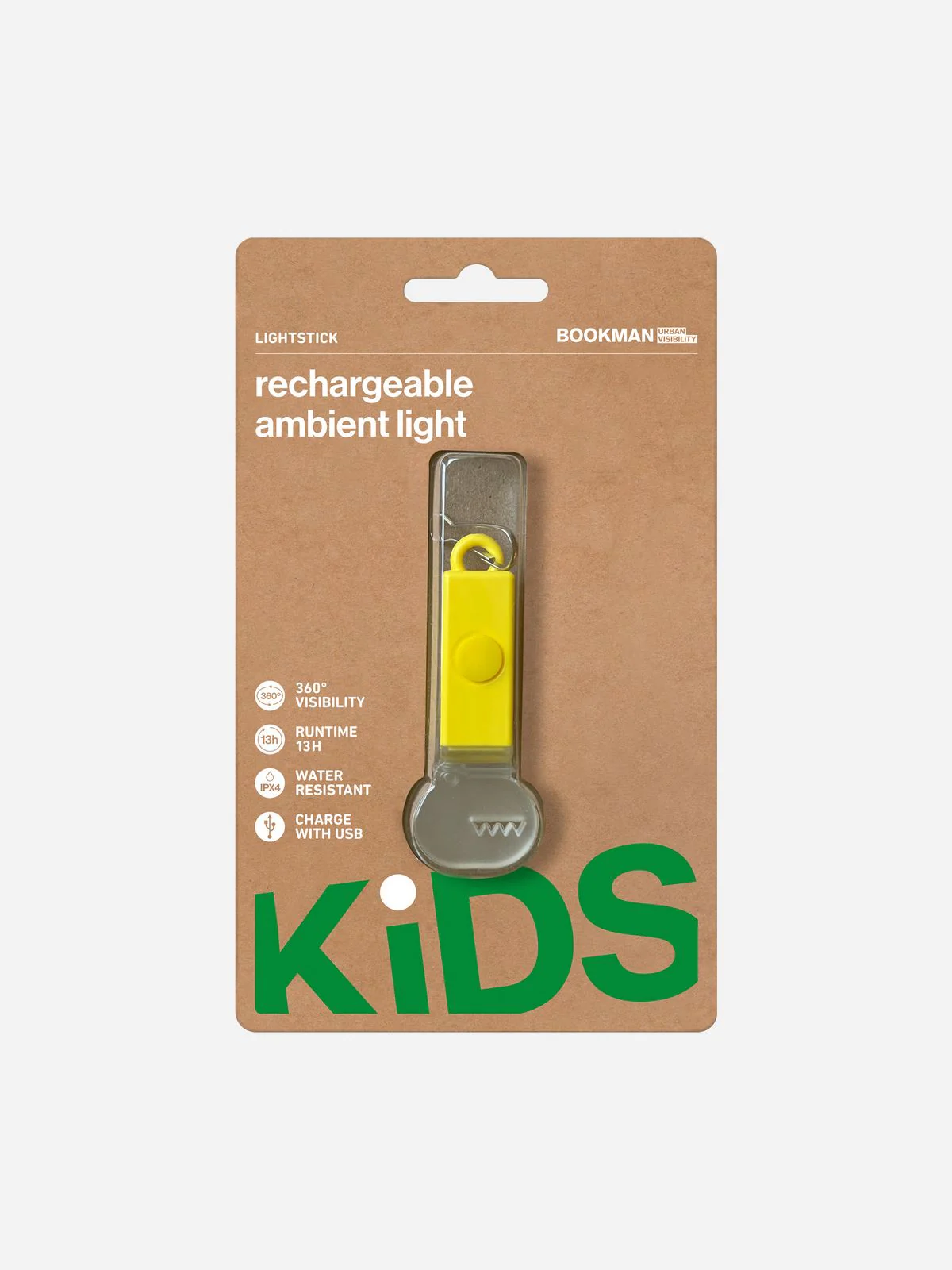 Zawieszka świecąca dla dzieci BOOKMAN Lightstick Dinosaur żółty - Image 2